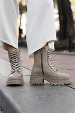 Women's winter boots with a massive sole  4206040 photo №1