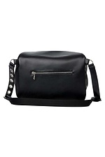 Small universal bag in black leatherette with metal studs SamBag 8045040 photo №4