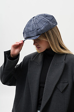 Alfi Blue Women's Plaid Hooligan Cap Without 8056040 photo №2