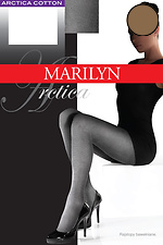 Warm tights 80 den with cotton fibers Marilyn 3026041 photo №1