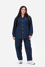 Blaues Jeanshemd Garne 3044041 Foto №4