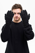 Men's Warm Fleece Gloves Sota 26 Black Without 8056041 photo №2