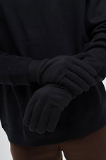 Men's Warm Fleece Gloves Sota 26 Black Without 8056041 photo №4