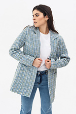 Жіночий жакет SOPHIA букле з люрексом блакитного кольору Garne 3042042 фото №1