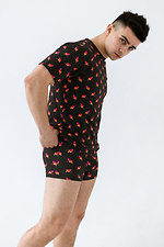 Men's cotton underwear set: t-shirt + boxers Manlike 8036043 photo №3