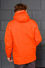 Утепленная весенняя куртка парка оранжевого цвета AllReal 8042043 фото №6