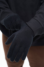 Men's Warm Gloves Black Without 8056043 photo №1