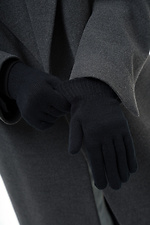 Women's Warm Gloves Black Without 8056044 photo №2