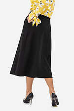 Жіноча спідниця GUI А-силуету на ґудзиках чорного кольору Garne 3042045 фото №7