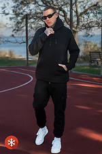 Bless 3 Men's Warm Hoodie Black Teamv 8034045 photo №6
