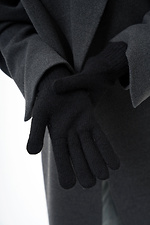 Women's Warm Gloves 26 Black Without 8056046 photo №2