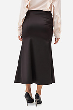 Женская юбка шестиклинка CELIA коричневого цвета Garne 3042047 фото №5