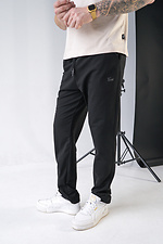 Men's sports pants Simple Straight 2 Black Teamv 8034047 photo №3