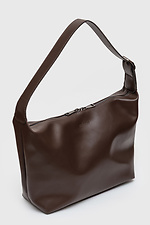 Damen-Tasche aus Öko-Leder, Schokoladenbraun Garne 3300048 Foto №3