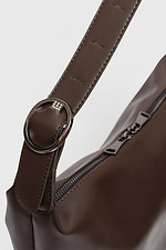 Damen-Tasche aus Öko-Leder, Schokoladenbraun Garne 3300048 Foto №6
