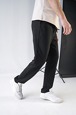 Simple Straight Big 2 Men's Sweatpants Black Teamv 8034048 photo №4