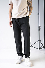 Simple Straight Big 2 Men's Sweatpants Black Teamv 8034048 photo №5