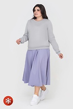 Gray cotton women's sweatshirt Garne 3041049 photo №2