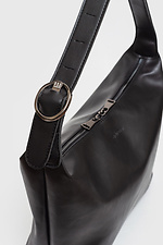 Women's bag made of eco-leather, black. Garne 3300049 photo №5