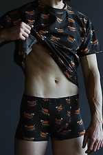Unterwäsche-Set aus Baumwolle für Herren: T-Shirt + Boxershorts Manlike 8036049 Foto №1