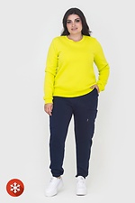Women's yellow cotton sweatshirt Garne 3041051 photo №2