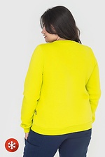 Women's yellow cotton sweatshirt Garne 3041051 photo №4
