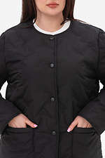 TONE schwarzer Mantel Garne 3044051 Foto №4