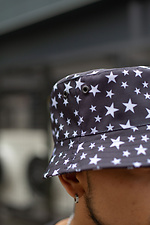 Printed summer panama with stars Without 8048051 photo №5