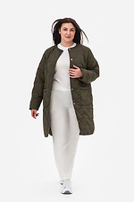 TONE khakifarbener Mantel Garne 3044052 Foto №2