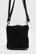 Schwarze Wildledertasche für Damen. Garne 3300052 Foto №1