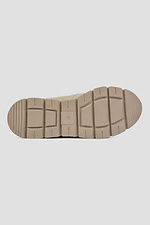 Damskie zimowe sneakersy wykonane ze skóry naturalnej z futerkiem.  4206052 zdjęcie №4