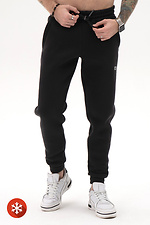 Warme Herren-Sporthose Wide 3 Schwarz Teamv 8034052 Foto №3