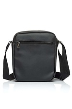 Black leatherette messenger bag SamBag 8045052 photo №8