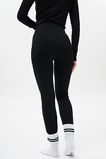 ЖІночі Теплі Лосини В Рубчик На Хутрі Chery Black Without 8056052 фото №7