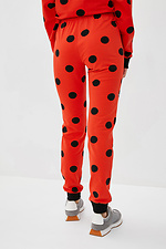 CLEAN jersey sweatpants with large dot cuffs Garne 3038053 photo №4