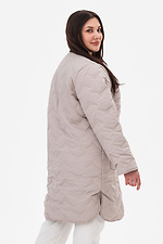 TONE beigefarbener Mantel Garne 3044053 Foto №3