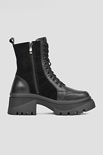 Stylish and comfortable winter leather platform boots.  4206053 photo №2