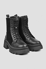 Stylish and comfortable winter leather platform boots.  4206053 photo №3