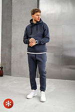 Men's warm sports suit Classic 3 Ash Teamv 8034053 photo №5