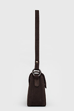 Schokoladenfarbene Wildledertasche für Damen. Garne 3300054 Foto №3