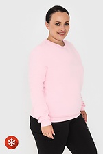 Damen-Sweatshirt aus Baumwolle in Rosa Garne 3041055 Foto №3
