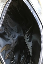 Чорна сумка через плече месенджер з широким ремінцем Mamakazala 8038055 фото №4