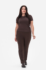 AMANDA braune Hose Garne 3044056 Foto №4