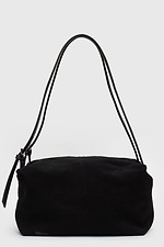 Schwarze Wildledertasche für Damen. Garne 3300056 Foto №1