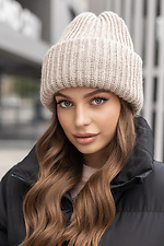 Voluminous hat Leia beige  4051056 photo №1