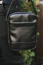 Black messenger bag with wide strap Mamakazala 8038056 photo β5