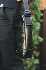 Black messenger bag with wide strap Mamakazala 8038056 photo β9