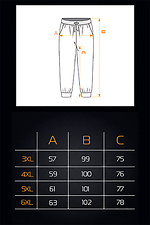 Men's sports pants Special Big 2 Black Teamv 8034057 photo №6