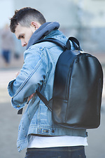 Large urban backpack in glossy leatherette Mamakazala 8038057 photo №1