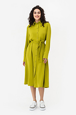 Сукня - сорочка MAE оливкового кольору на ґудзиках Garne 3042058 фото №1